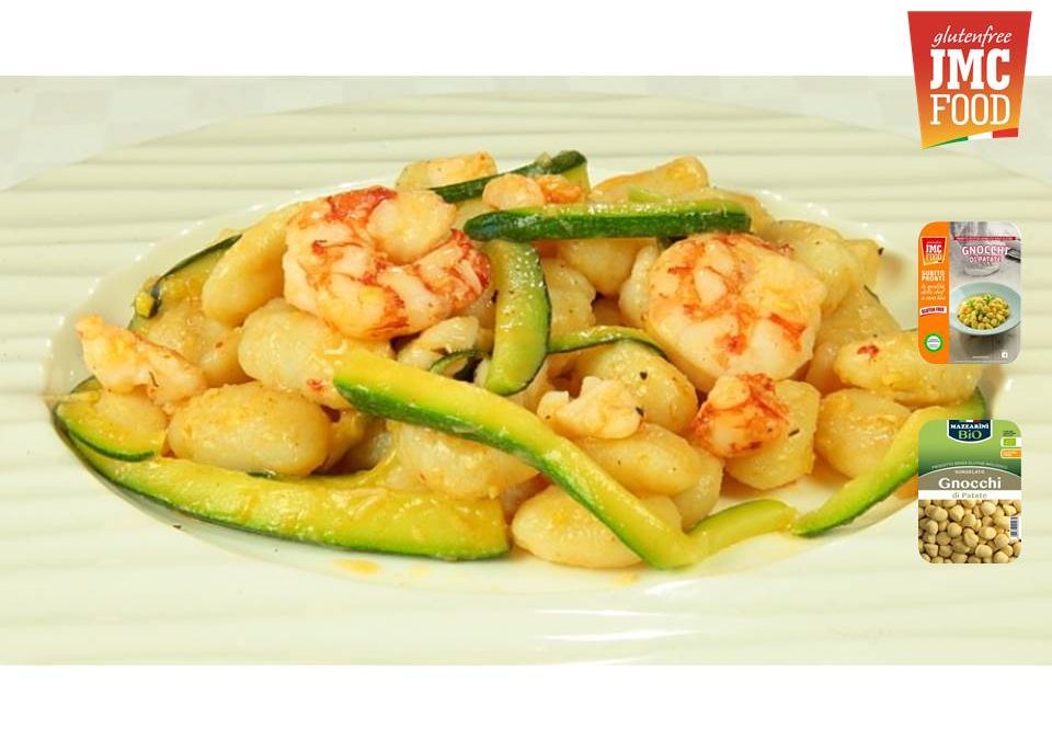 GNOCCHI ZUCCHINE E GAMBERETTI