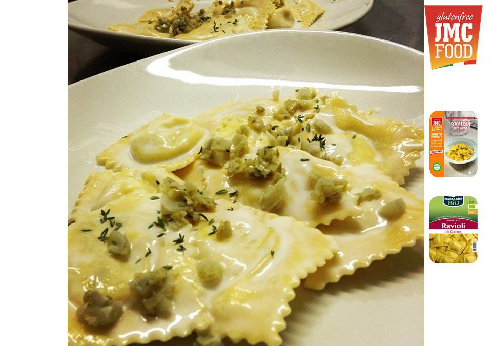 RAVIOLI CON CARCIOFI AL PROFUMO DI TIMO