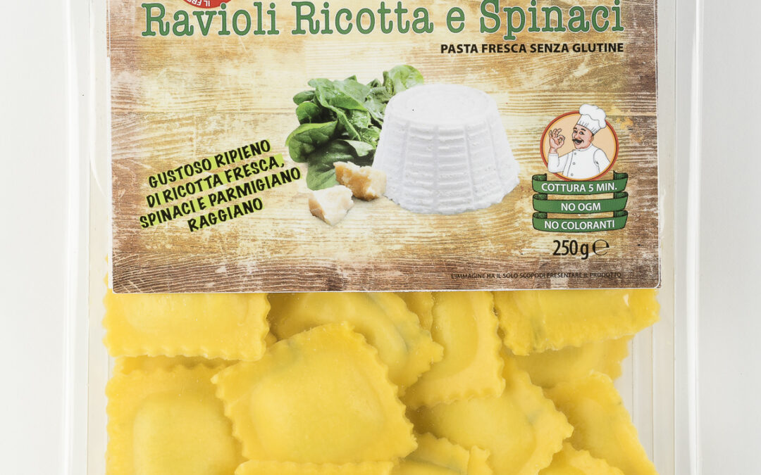 RAVIOLI RICOTTA E SPINACI